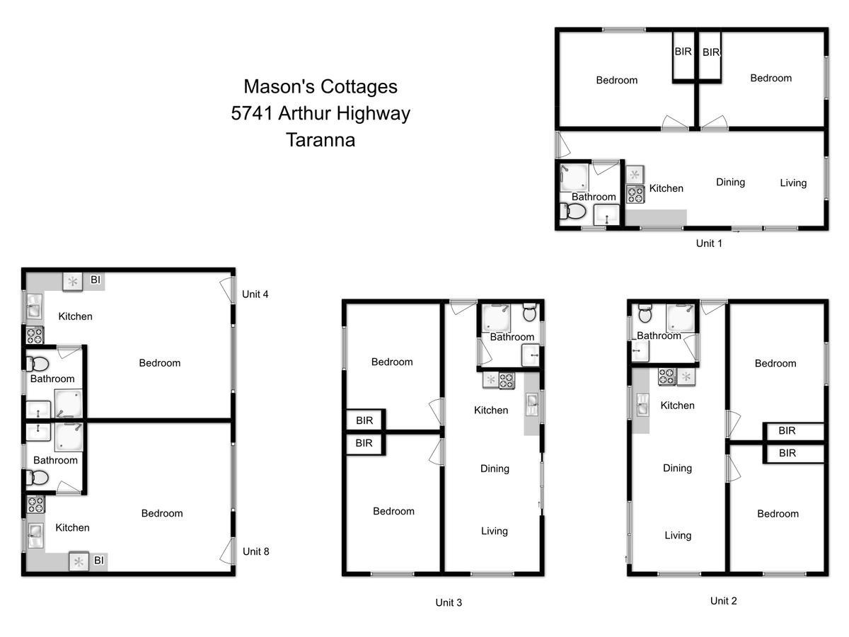 Masons Cottages Taranna ภายนอก รูปภาพ